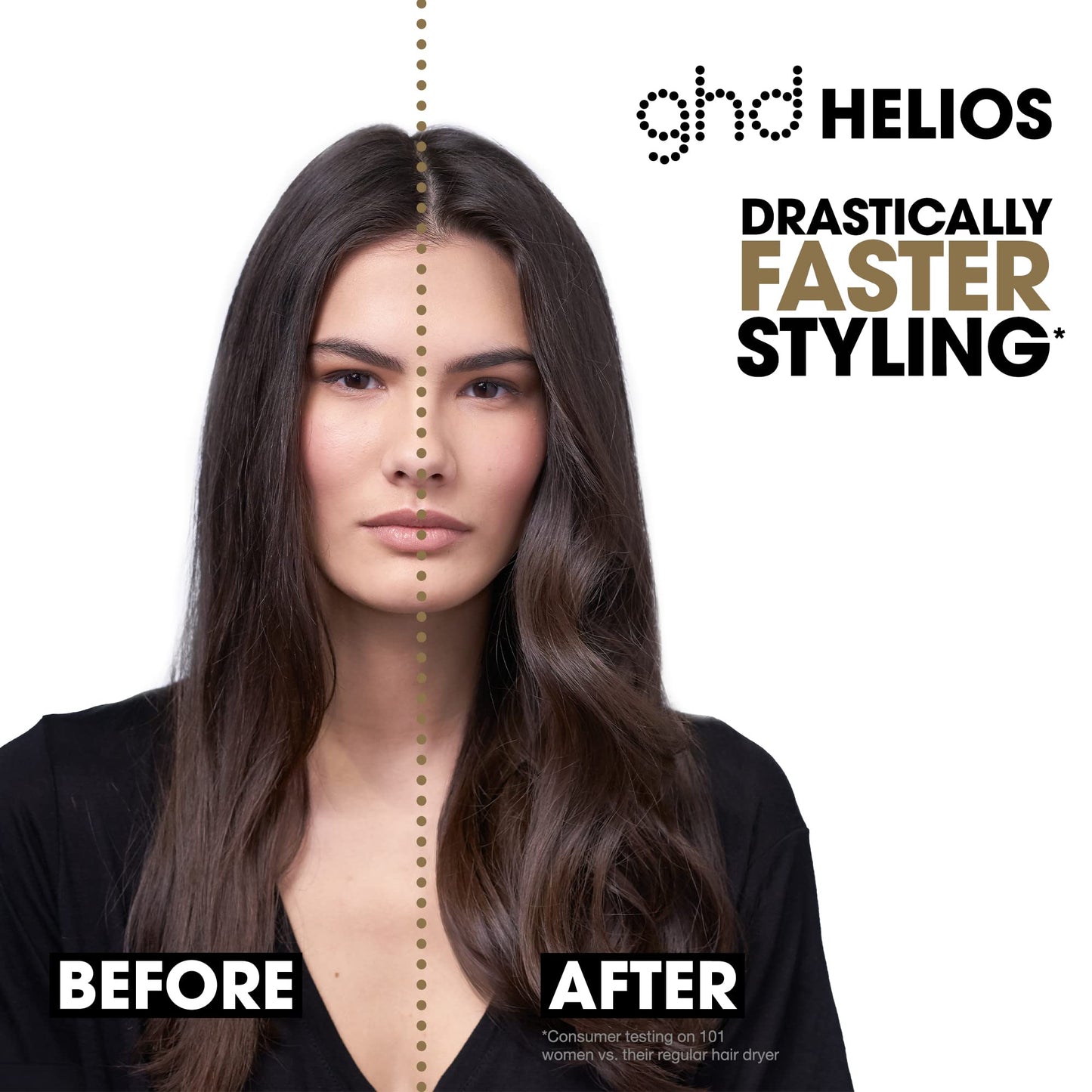 ghd Helios Professional Hair Dryer - Advanced 1875W Blow Dryer with Aeroprecis Technology, 75mph Airflow, Ionic Frizz Control, More Shine, Lightweight Beauty & Personal Care ghd