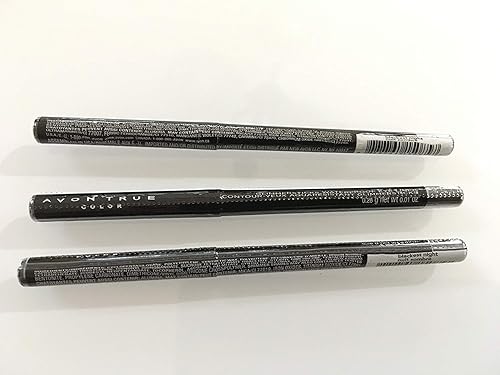 Lot of 3 - Avon Glimmersticks Waterproof Eye Liner - Blackest Night Beauty & Personal Care AVON
