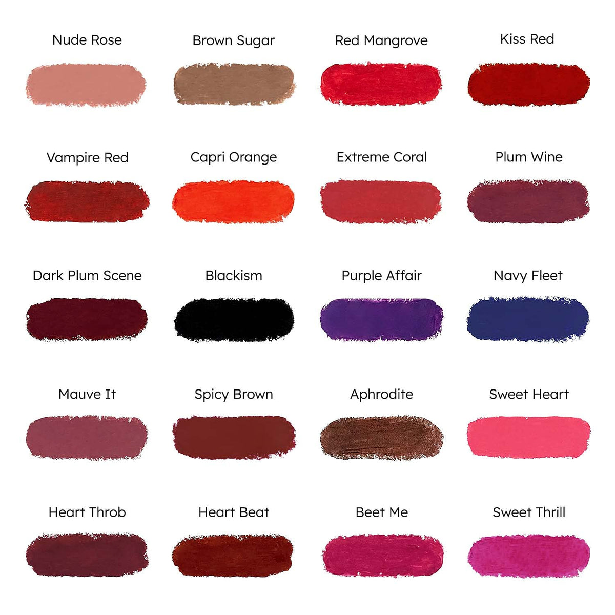 Ruby Kisses Ultra Matte Super Rich Lipstick 3.5g/0.12oz (RMLS14 BLACKISM) Beauty & Personal Care Ruby Kisses