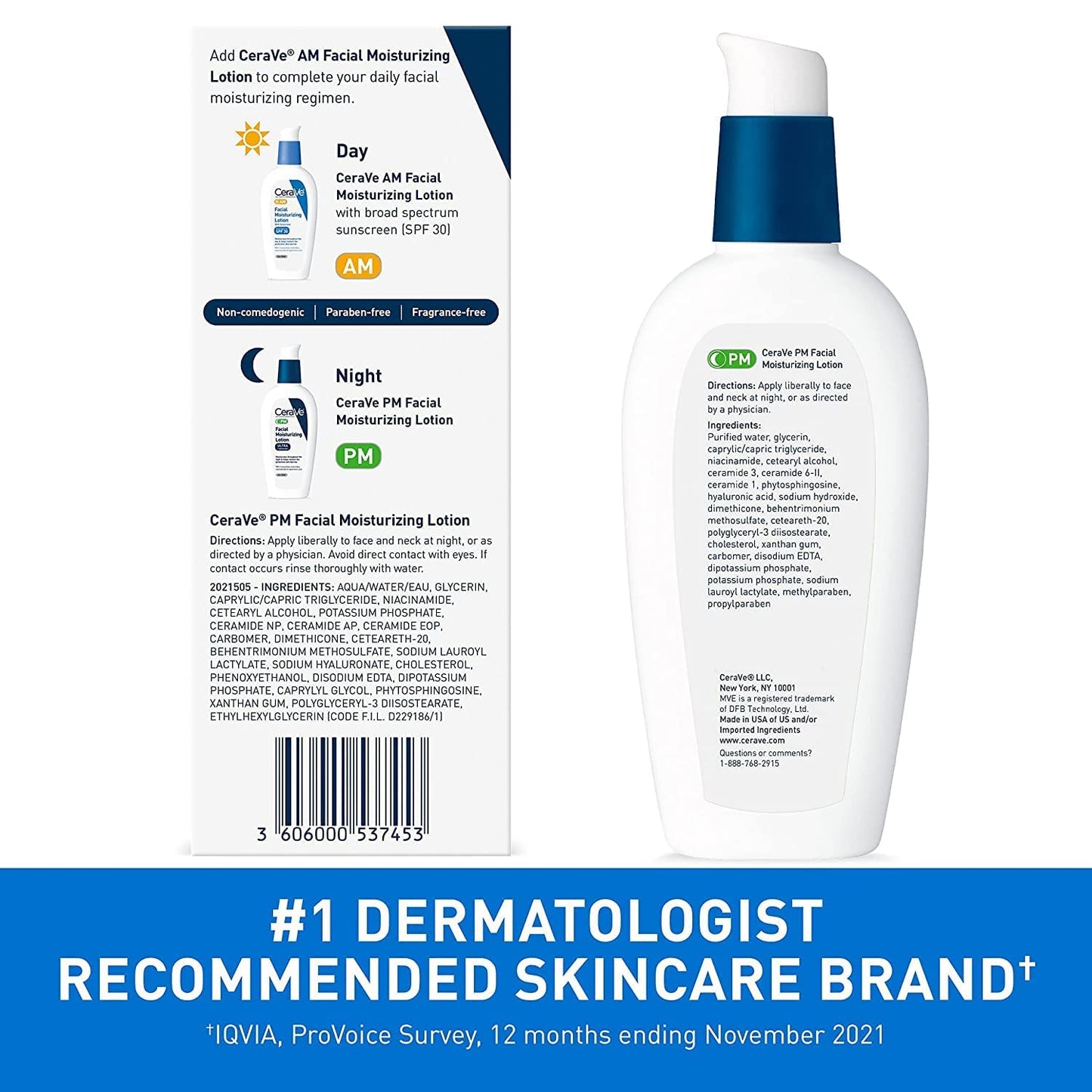 CeraVe Facial Moisturizing Lotion PM Ultra Lightweight 3 oz Beauty & Personal Care CeraVe