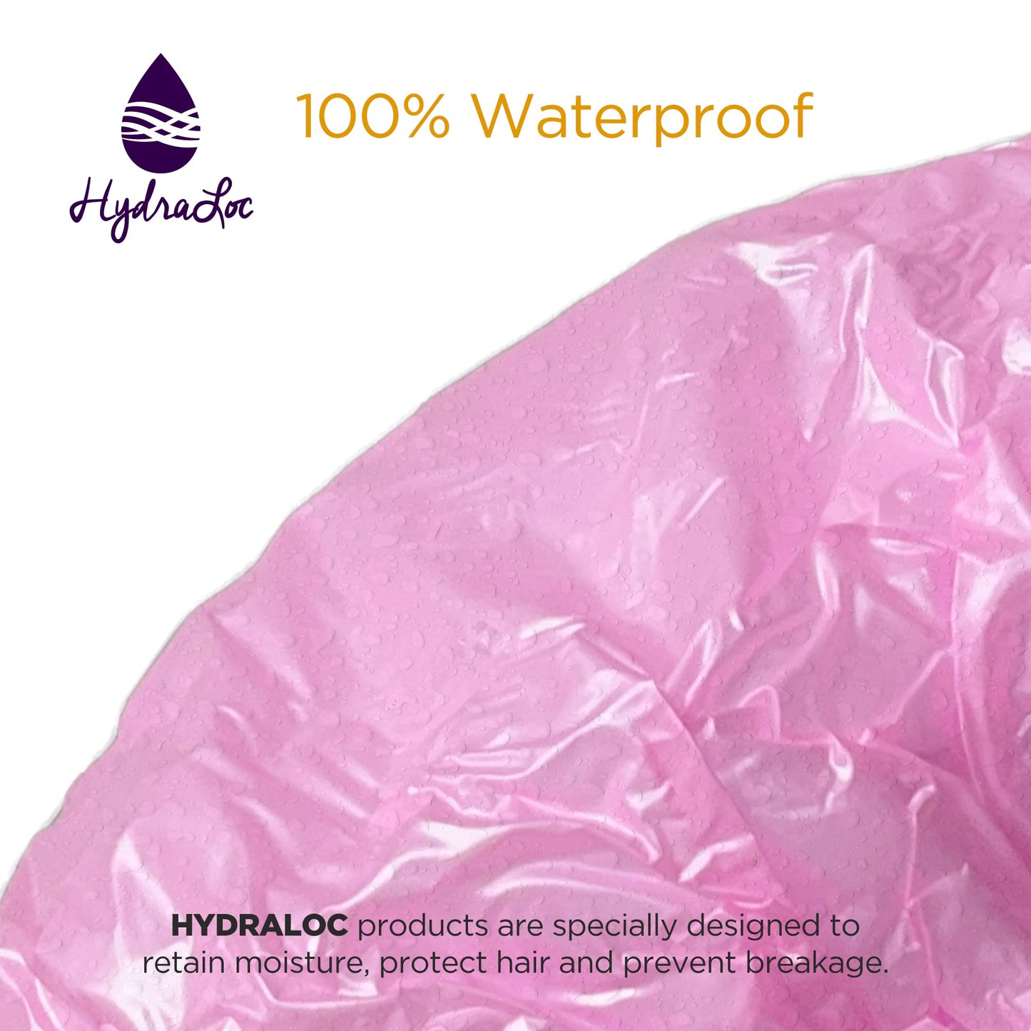 Donna Double Sided Shower Cap, 1PC Waterproof, Double Layered Protection, Elastic Band & Reusable for Showering or Bathing Cap All Hair Textures PINK Beauty & Personal Care DONNA