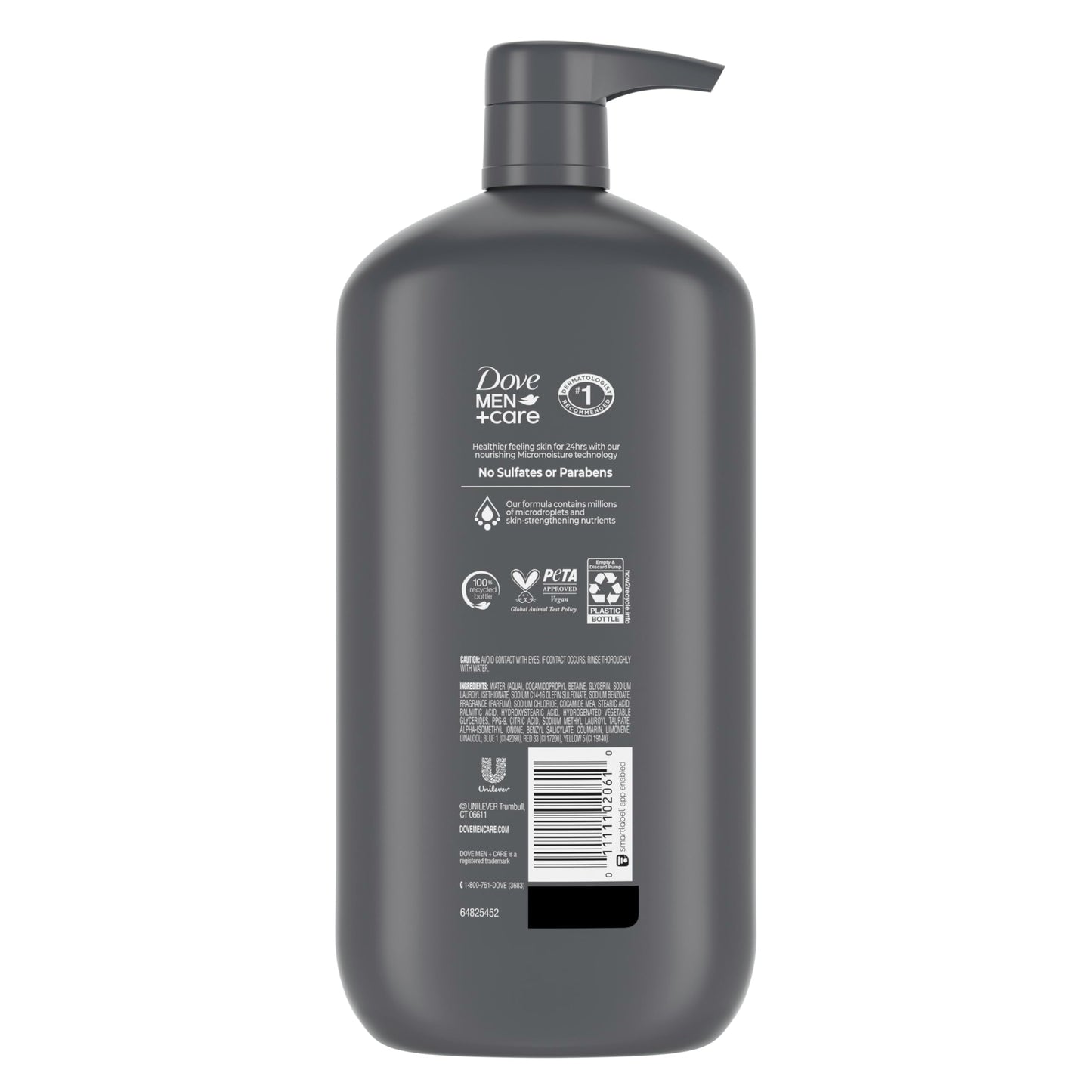 DOVE MEN + CARE Body and Face Wash Hydrating Clean Comfort Men's Body Wash with 24-Hour Nourishing Micromoisture Technology 30 oz Beauty & Personal Care DOVE MEN + CARE