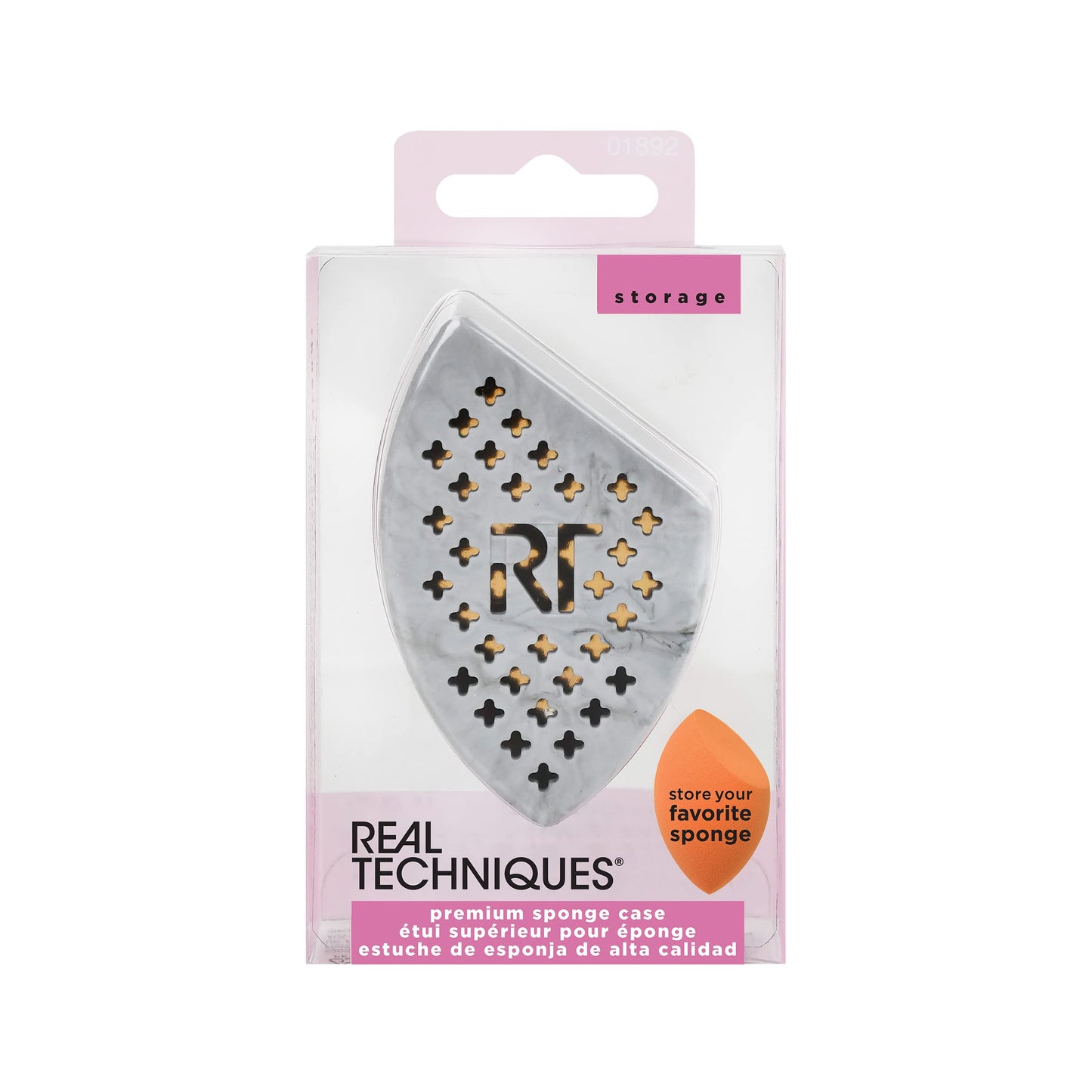 Real Techniques Premium Sponge Case, Protects Beauty Sponges, Easy To Store, Travel Sized & Durable, Perfect For Makeup Blending Sponges On-The-Go Beauty & Personal Care Real Techniques