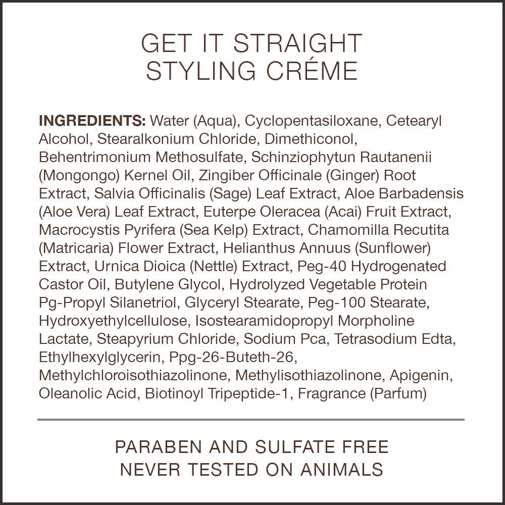 Andre Walker Hair - Get It Straight Styling Crème, 8.5 Fl Oz Beauty & Personal Care Andre Walker Hair