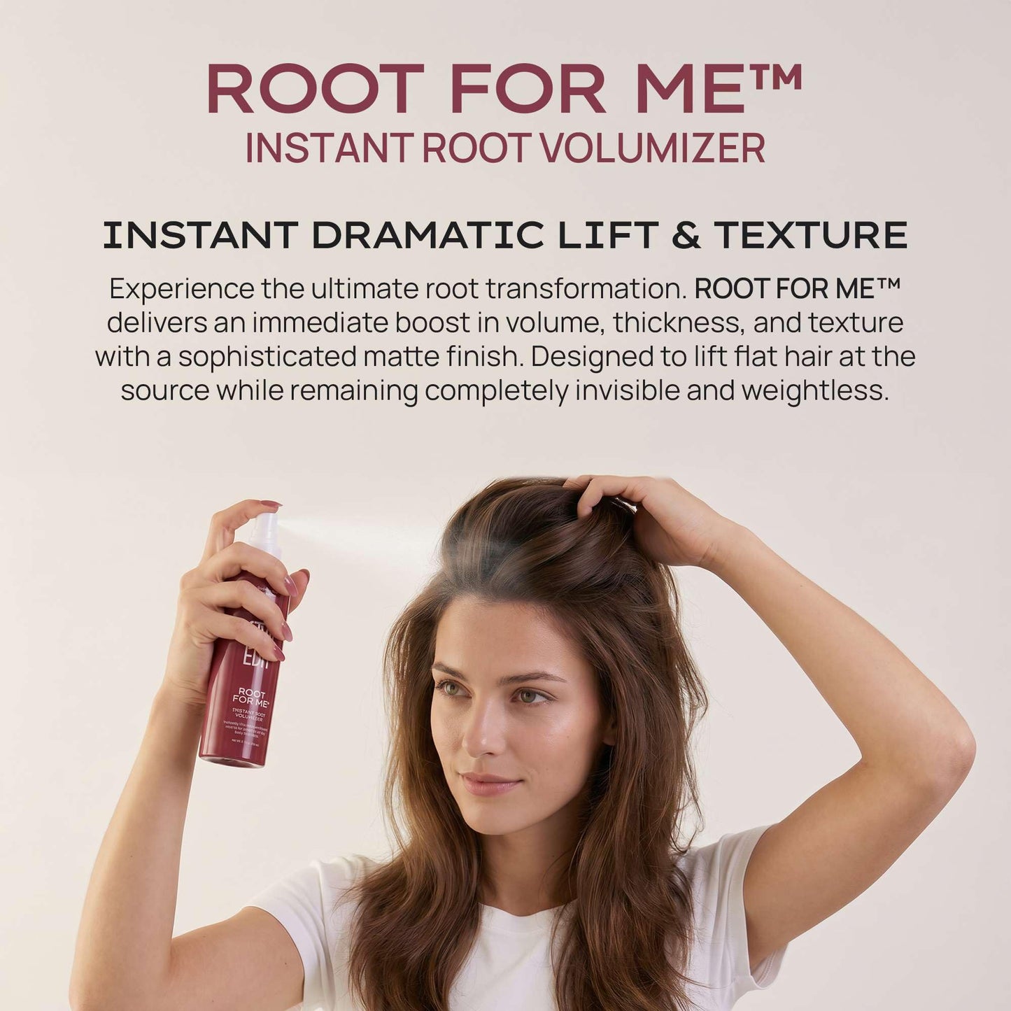 Style Edit ROOT FOR ME™ Instant Root Volumizer | Root Lift Spray for Fine & Thinning Hair | Volumizing Hair Spray for Fuller, Thicker-Looking Volume Beauty & Personal Care STYLE EDIT