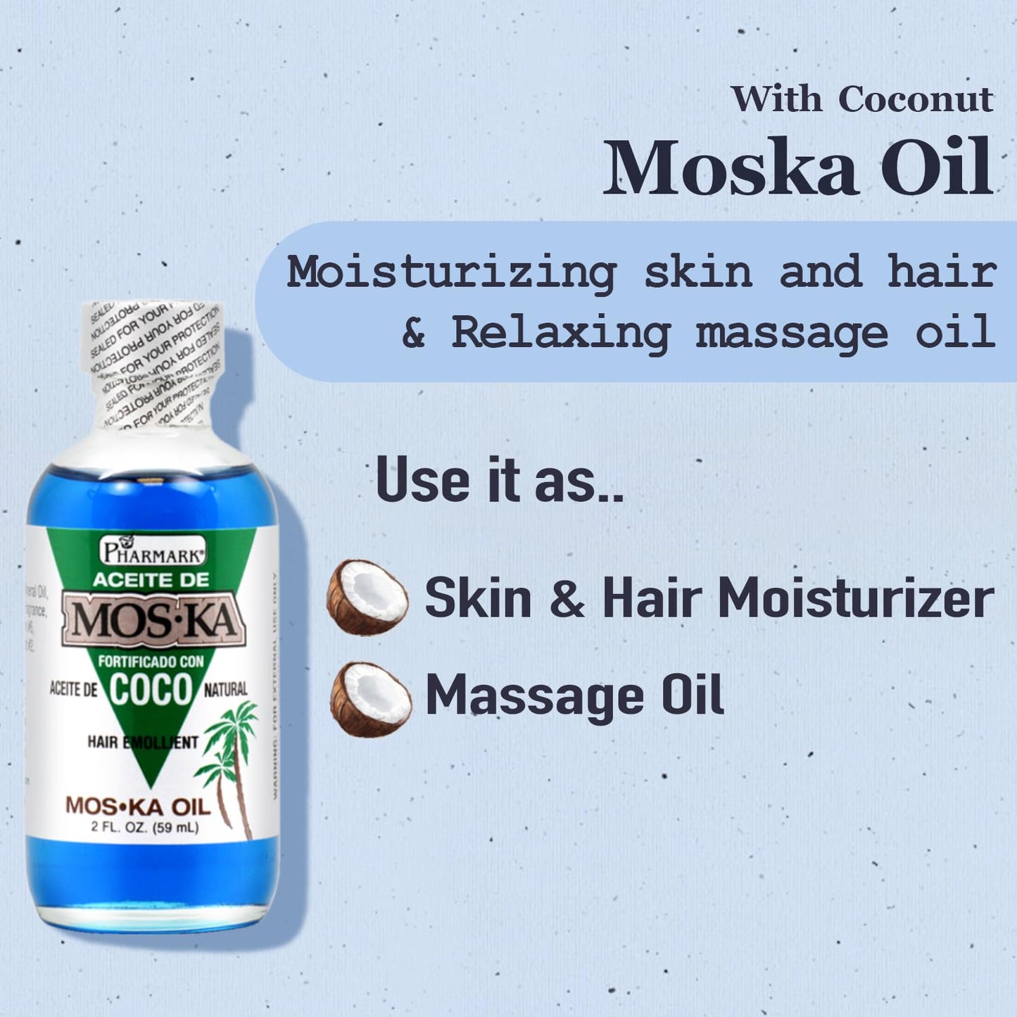Aceite De Moska Fortificado Con Aceite De Coco 2 Oz. Beauty & Personal Care Pharmark