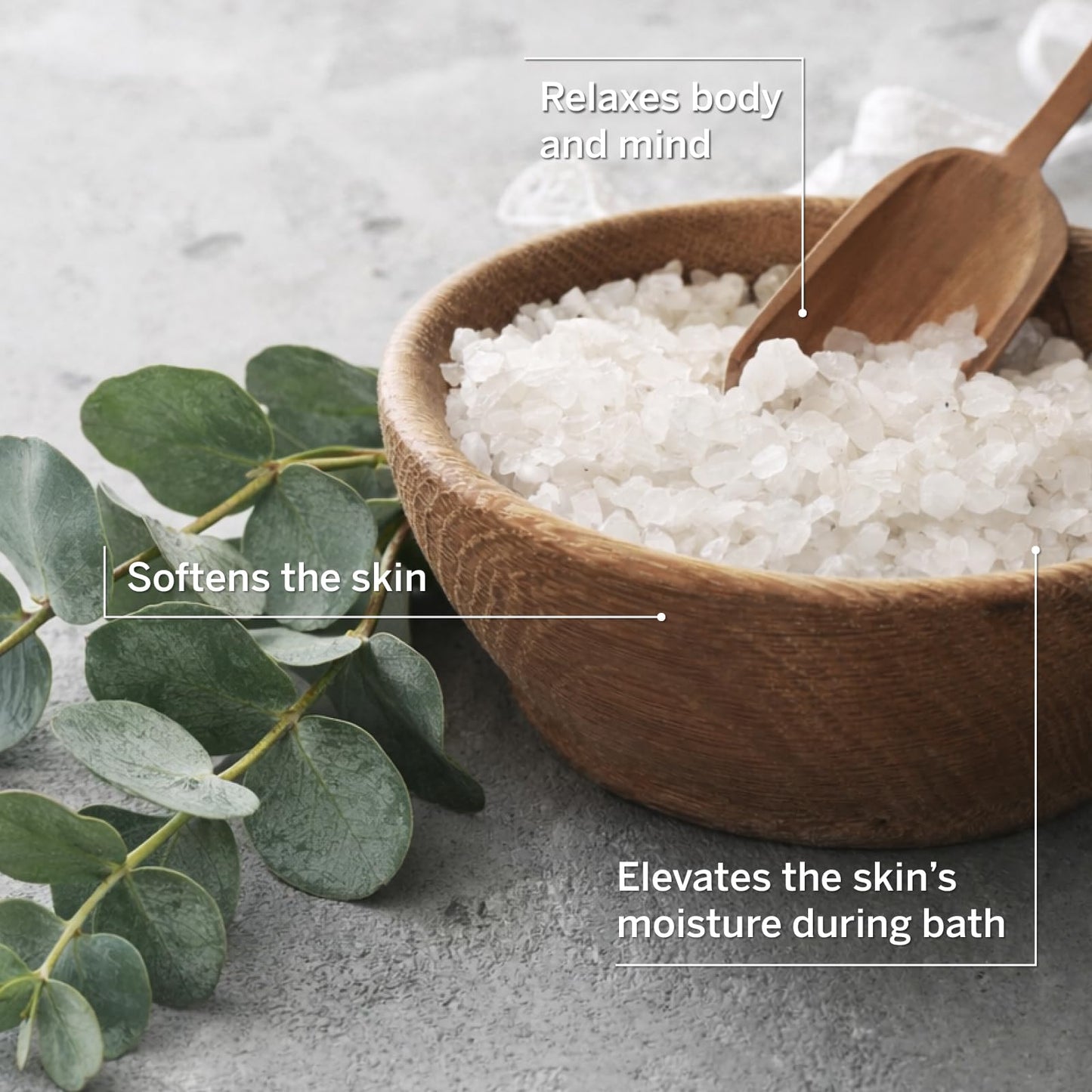 AHAVA Dead Sea Mineral Bath Salt, Soothing Eucalyptus - Intense Relaxation for Body & Mind, Elevates Moisture, Softens & Eases Sore Muscles, Enriched Beauty & Personal Care AHAVA