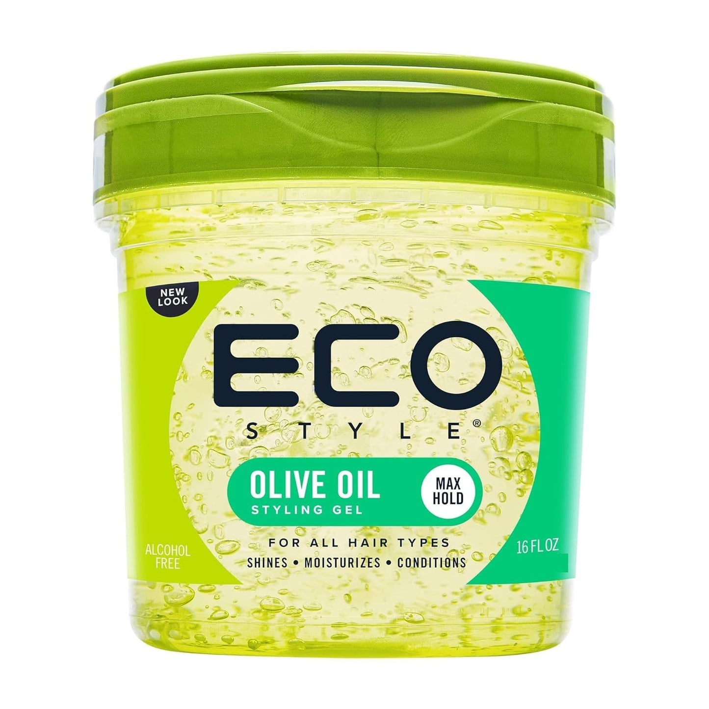 Eco Style Gel Olive Oil Styling - Adds Shine and Tames Split Ends - Delivers Moisture to Scalp - Nourishes And Repairs - Provides Weightless Beauty & Personal Care Eco Style