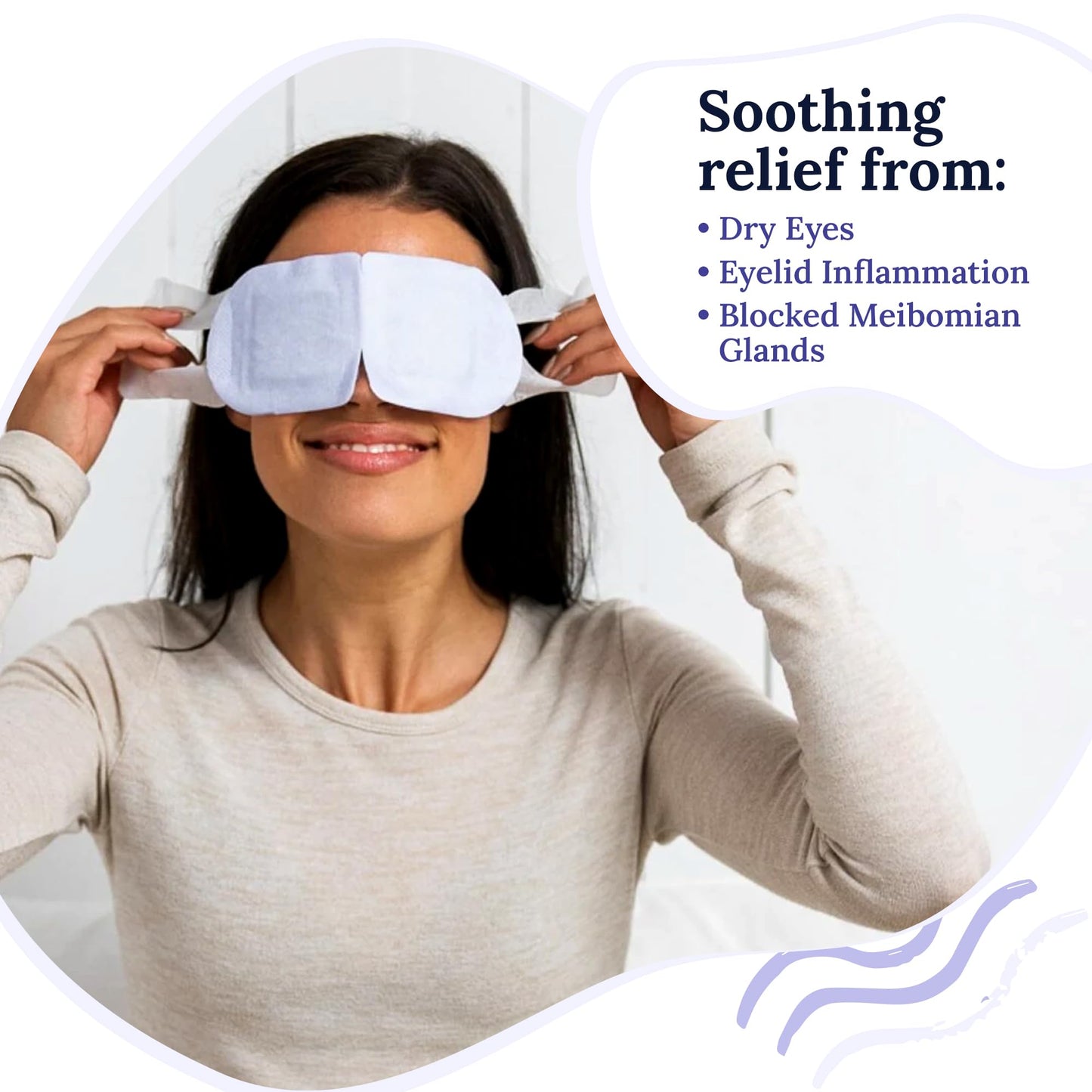 CorneaCare Rest: Self Heating Warm Compress for Dry Eyes | Heated Eye Mask for Fast Relief | Steam Mask for Stye Treatment | No Microwave or Washcloth Beauty & Personal Care CorneaCare