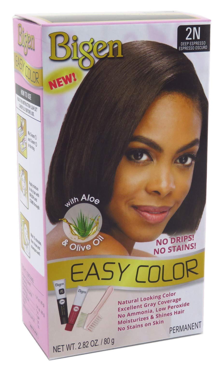 Bigen Easy Color #2N Deep Espresso 2.82 Ounce (3 Pack) Beauty & Personal Care Bigen