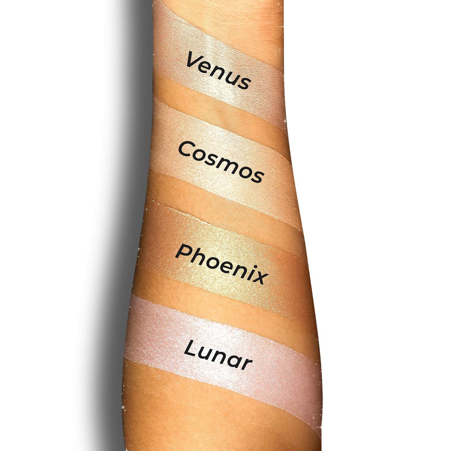 Aesthetica Starlite Highlighter - Metallic Shimmer Highlighting Makeup Powder - Cosmos (Sparkling Rose Gold) Beauty & Personal Care Aesthetica
