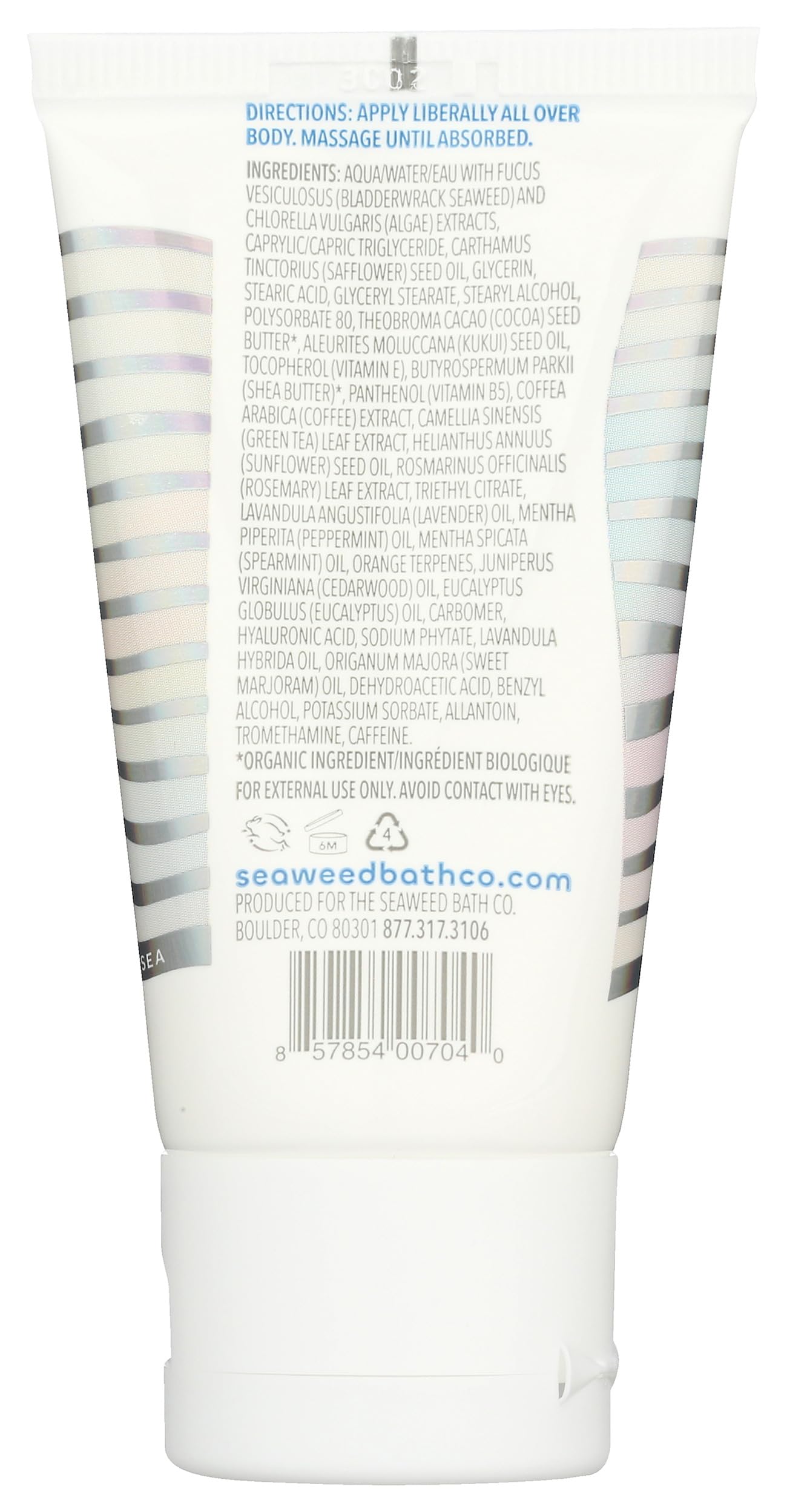 SEAWEED BATH CO Awaken Firming Detox Cream, 1.5 FZ Beauty & Personal Care The Seaweed Bath Co.