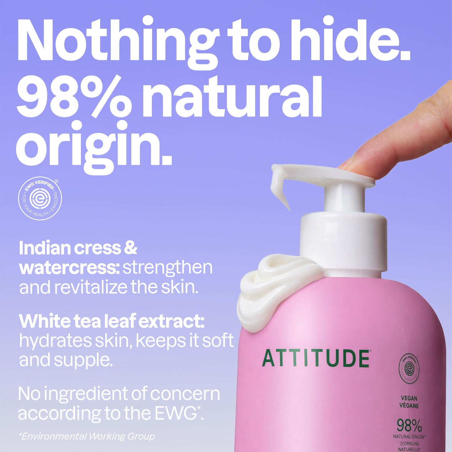 ATTITUDE Body Lotion, EWG Verified Moisturizer, Vegan Skin Care Products, Non-Greasy, Hydrating for Dry Skin, Cruelty Free, Moisturizing, Coconut Beauty & Personal Care ATTITUDE