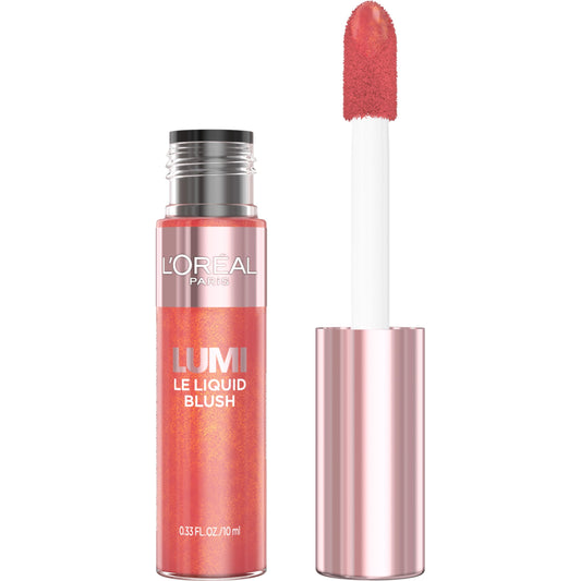 L'Oreal Paris True Match Lumi Le Liquid Blush, Intense Lightweight Blush Formula With Liquid Pigments, Glowy Gold Pink, 0.33 Fl Oz Beauty & Personal Care L'Oreal Paris