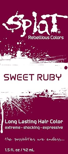 Splat | Sweet Ruby | Original Foil Packet1.5 Oz. | 30 Wash | Semi-Permanent Hair Dye Beauty & Personal Care Splat