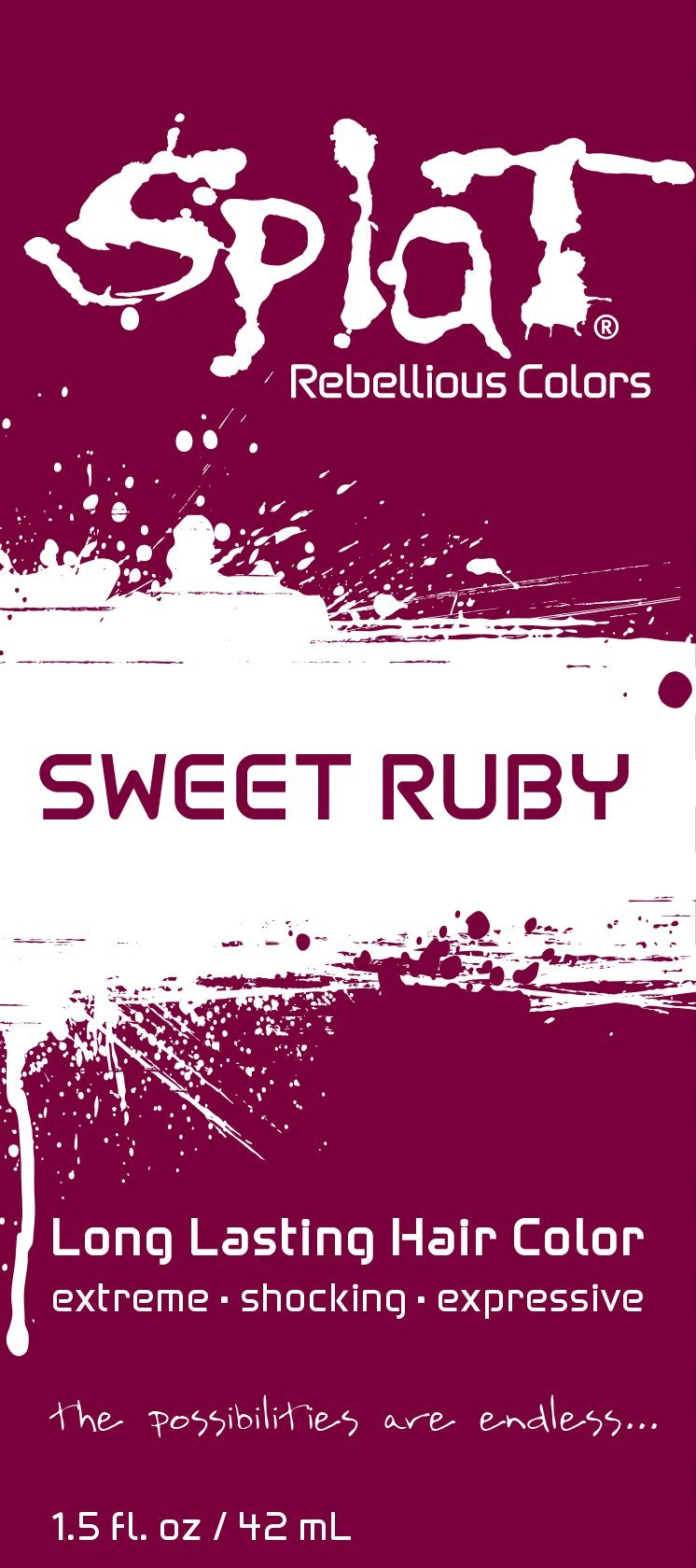 Splat | Sweet Ruby | Original Foil Packet1.5 Oz. | 30 Wash | Semi-Permanent Hair Dye Beauty & Personal Care Splat