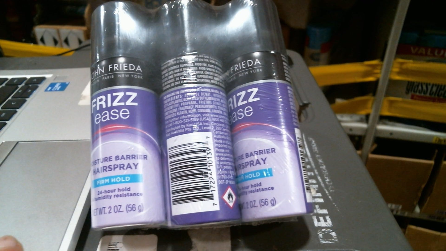 John Frieda Frizz Ease Moisture Barrier Hairspray, Firm Hold 2 oz ( Pack of 3) Beauty & Personal Care John Frieda