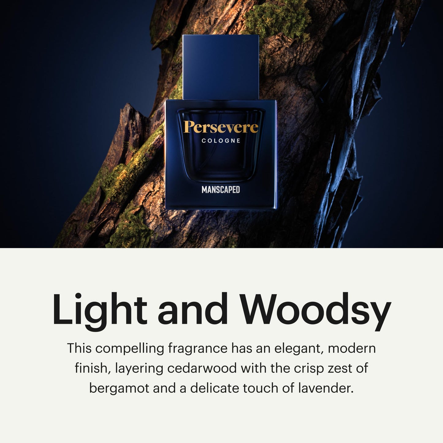 MANSCAPED® Persevere® Cologne, Men's Eau de Toilette Body Spray Light & Woodsy, Paraben-Free, 50ml Beauty & Personal Care MANSCAPED