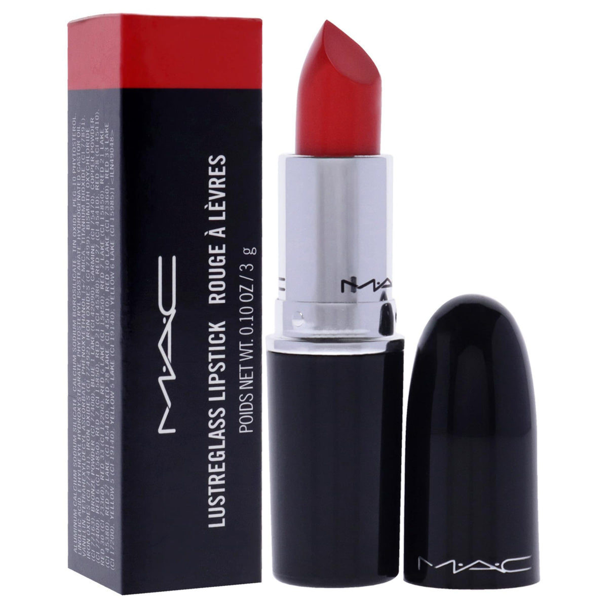 Lustreglass Lipstick - TNTeaser by MAC for Women - 0.1 oz Lipstick