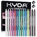 Ownest 14 Colors Eyeliner Pen, Pearl Metallic Eyeliner Pencil Kit, Glitter Eye Liner for Women, Professional Colorful Eye Makeup Pencil Set, Waterline Beauty & Personal Care Ownest