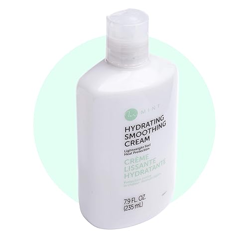 MINT Professional Series Hydrating Heat Protectant for Hair Extremely Light Weight Hair Smoothing Cream with Frizz Control for Damaged, Curly or Beauty & Personal Care MINT