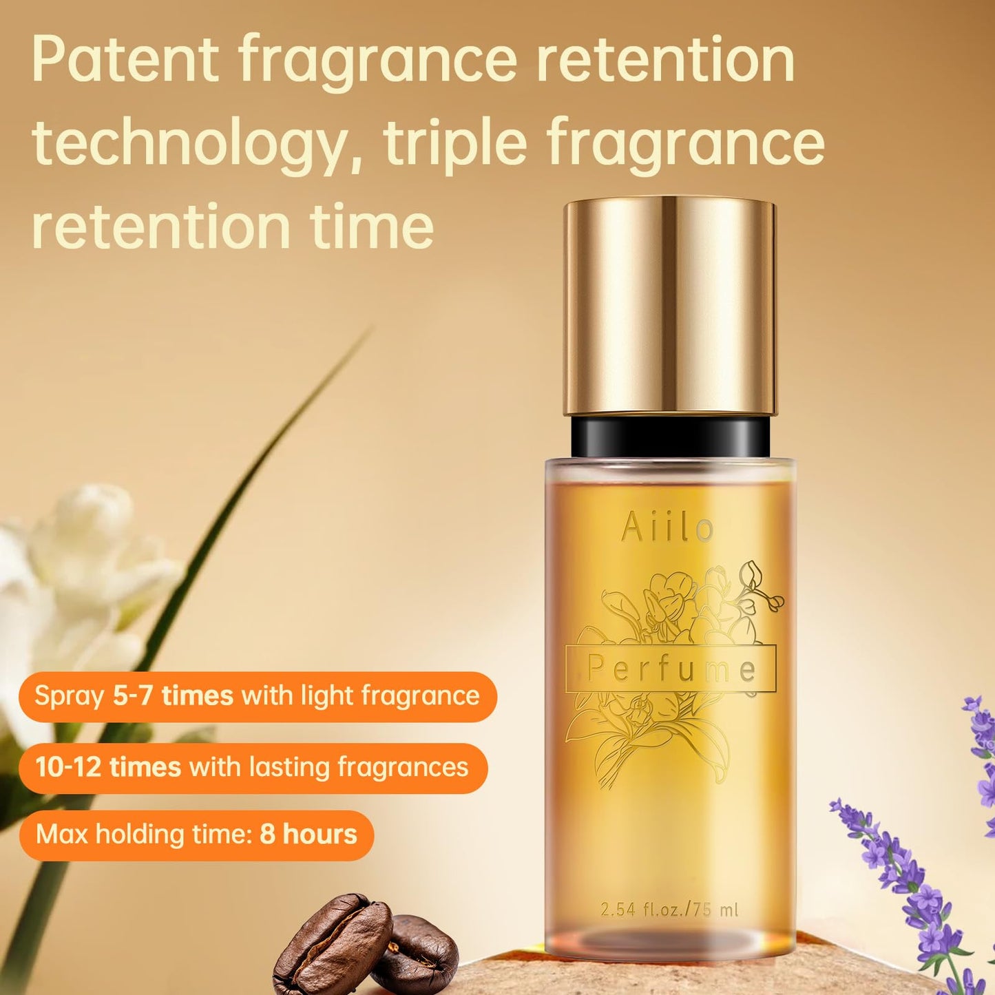 Aiilo Hair Perfume for Women, Long Lasting Hair Fragrance Mist, Hair Perfume Spray for Hair, Body & Clothes, Lightweight Non-Greasy Formula, Up to 8 Beauty & Personal Care Aiilo
