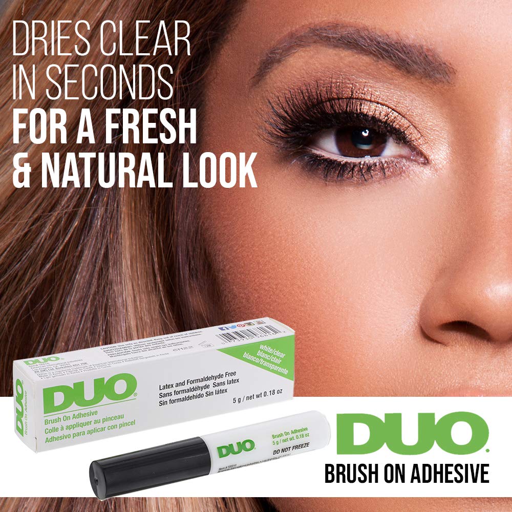 DUO Brush-on Strip Lash Adhesive, Clear, 0.18oz, 1-Pack Beauty and Personal Care DUO