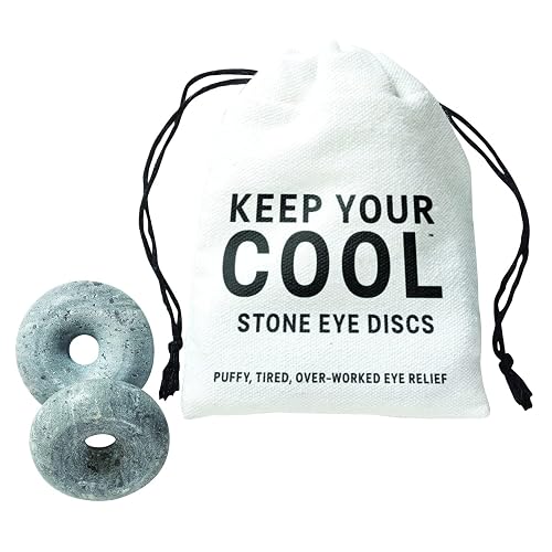 Santa Barbara Design Studio Pure Design Cooling Stone Eye Orbits Gift Set, 1-Pair, Soapstone Beauty & Personal Care Santa Barbara Design Studio