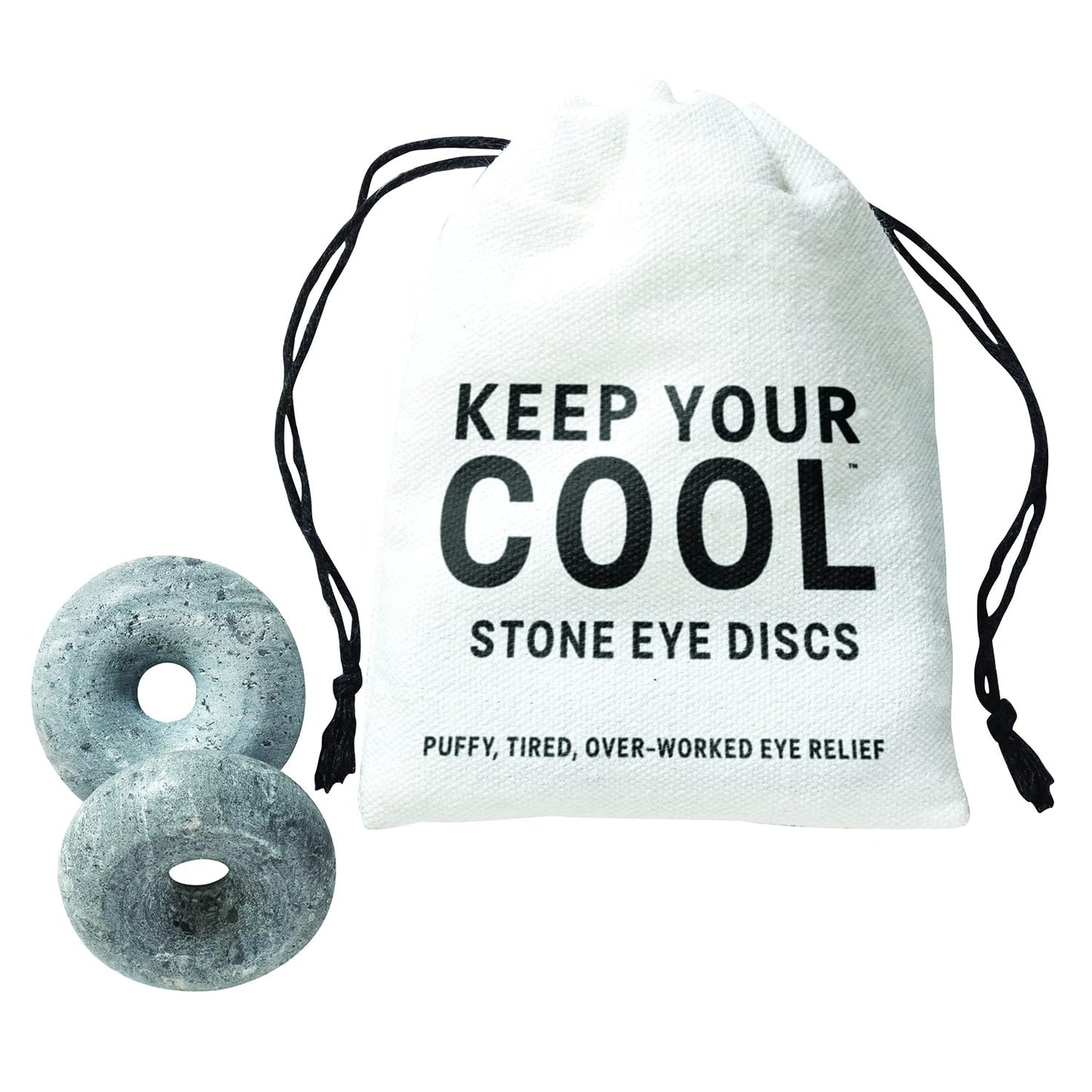 Santa Barbara Design Studio Pure Design Cooling Stone Eye Orbits Gift Set, 1-Pair, Soapstone Beauty & Personal Care Santa Barbara Design Studio