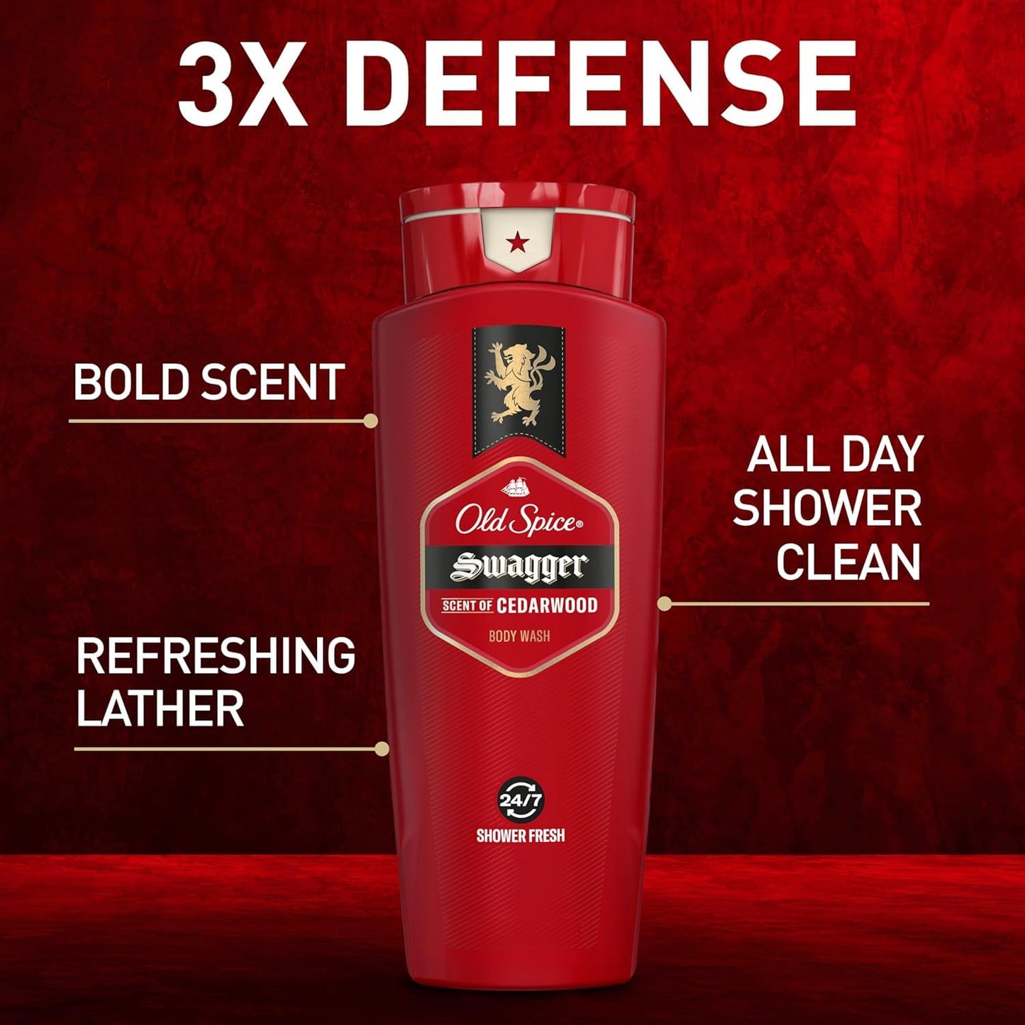 Old Spice Red Zone Body Wash Swagger 16 oz (Pack of 2) Beauty & Personal Care Old Spice