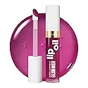 REVLON Super Lustrous Glimmer Lip Oil, Moisturizing & Tinted, Shiny Finish, Made with Plant-Based Squalane, 006 Plum Pop, 0.13 fl oz Beauty & Personal Care REVLON