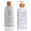 MZURI Shampoo & Conditioner Set - African Black Soap & Shea Shampoo + Vanilla Cedarwood Conditioner | Sulfate-Free Hydrating Cleanse, Detangling Frizz Beauty & Personal Care MZURI