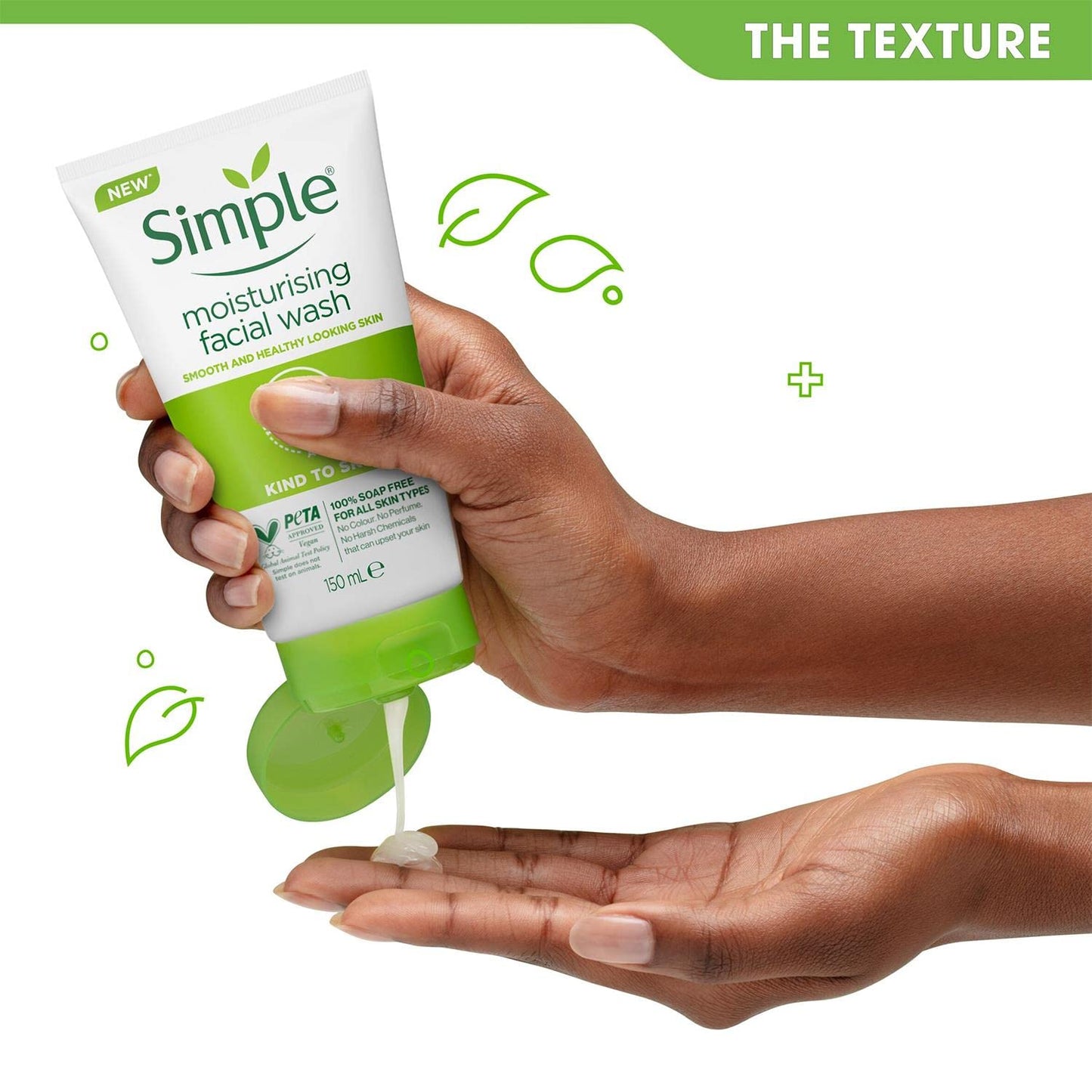 Simple Kind to Skin Moisturising Facial Wash (150ml) Beauty & Personal Care Simple