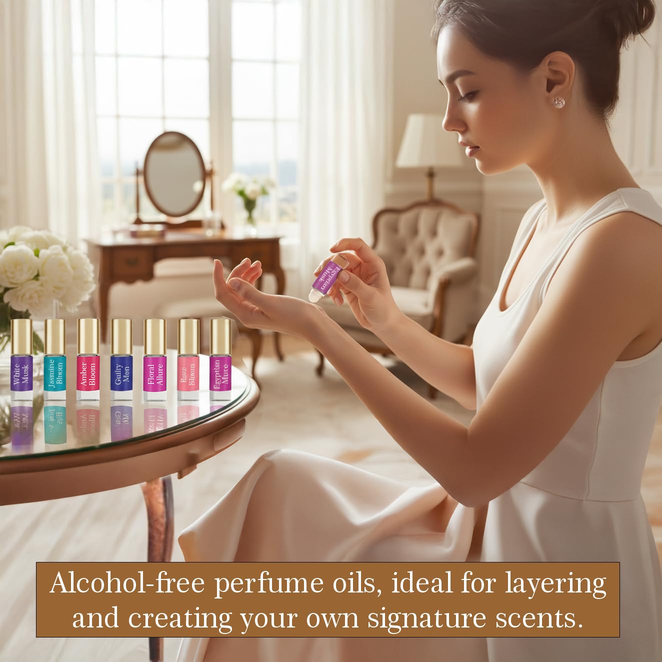 Zoha Perfume Discovery Set | Sample Perfumes for Women & Men with Fresh, Floral & Musk Scents | Alcohol-free Layering Perfume Oils | Travel Size Long Beauty & Personal Care Zoha