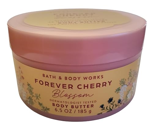 Bath and Body Works Forever Cherry Blossom Body Butter - Soft Floral Daily Moisturizer Beauty & Personal Care Bath & Body Works