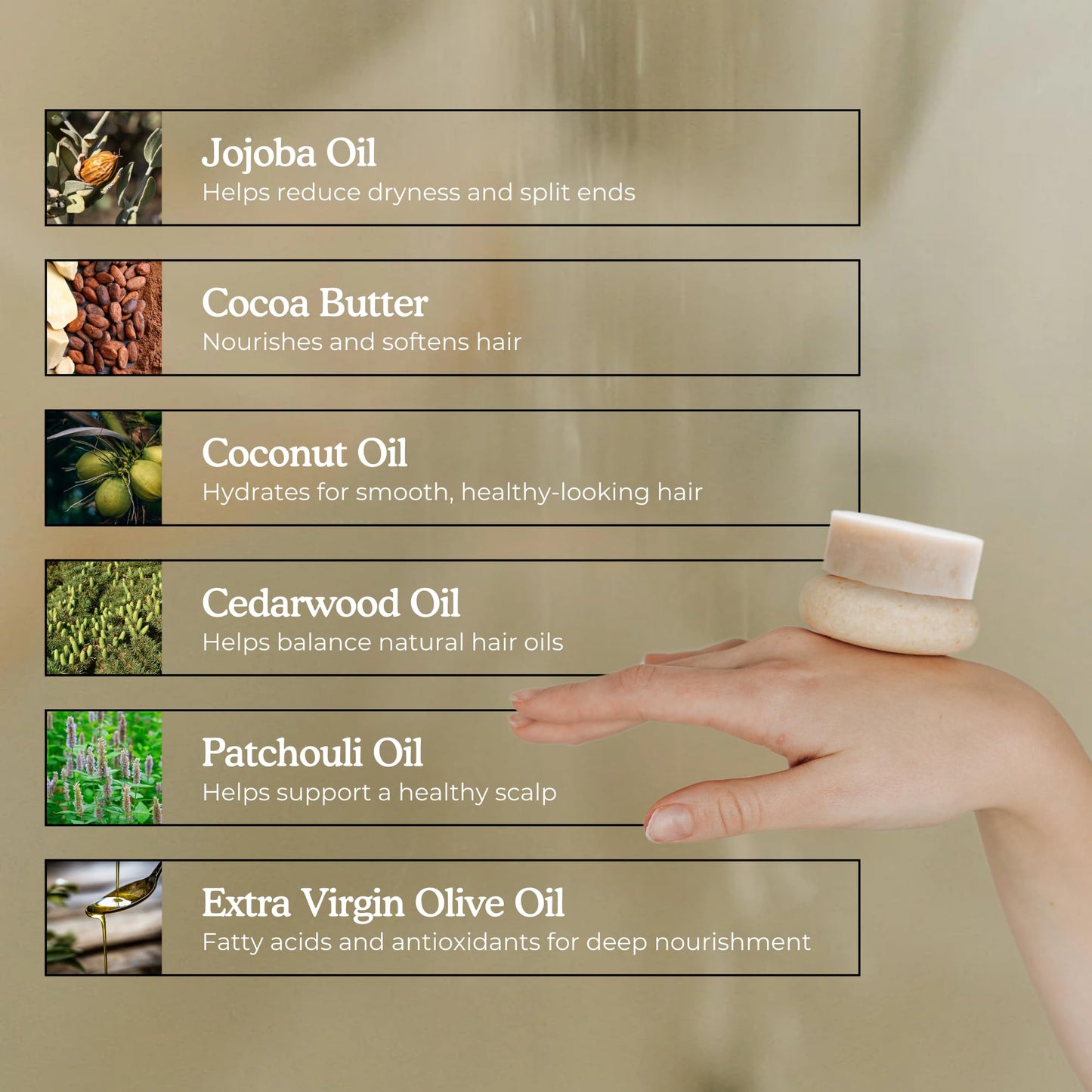 Zero Waste MVMT Conditioner Bar | Cedar + Patchouli | Eco-friendly Conditioner with Travel Container | Natural Salon Quality Conditioner, Zero Waste Beauty & Personal Care Zero Waste MVMT