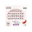 KISS Looks So Natural False Eyelashes Multipack, Lightweight & Comfortable, Tapered End Technology, Reusable, Cruelty-Free, Contact Lens Friendly Beauty & Personal Care KISS