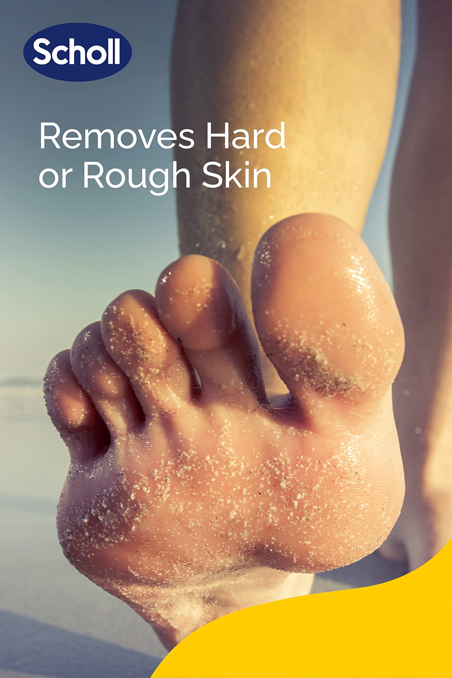 Scholl Hard Skin Foot File - Double Action Footfile for Hard Skin Removal and Rough Skin Smoothing, Soft Grip Extendable Handle for Comfortable Use Beauty & Personal Care Dr. Scholl's