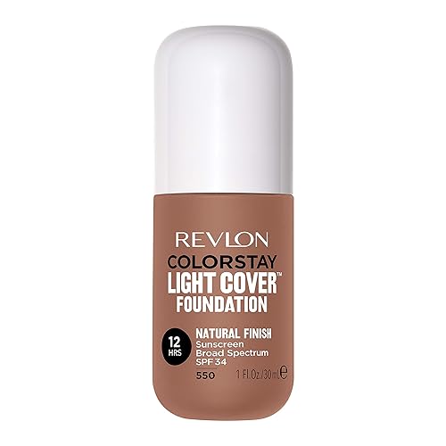 Revlon ColorStay Light Cover Liquid Foundation, Hydrating Longwear Weightless Makeup with SPF 35, Light-Medium Coverage for Blemish, Dark Spots Beauty & Personal Care REVLON