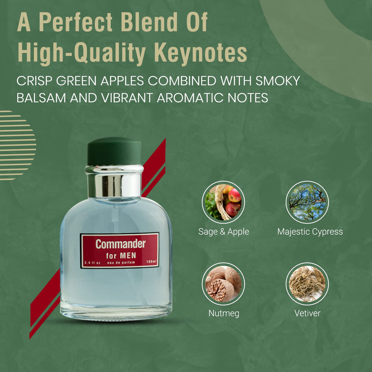 Sandora Fragrances Perfume for Men - INSPIRED by A WORLD RENOWNED MEN’S PERFUME - Apple, Bergamot, Cinnamon, Lemon - Fresh, Sexy, Bold, Long-Lasting Beauty & Personal Care Sandora Fragrances