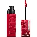 Maybelline Super Stay Vinyl Ink Longwear No-Budge Liquid Lipcolor Makeup, Highly Pigmented Color and Instant Shine, Wicked, Cool Red Lipstick, 0.14 fl Beauty & Personal Care MAYBELLINE