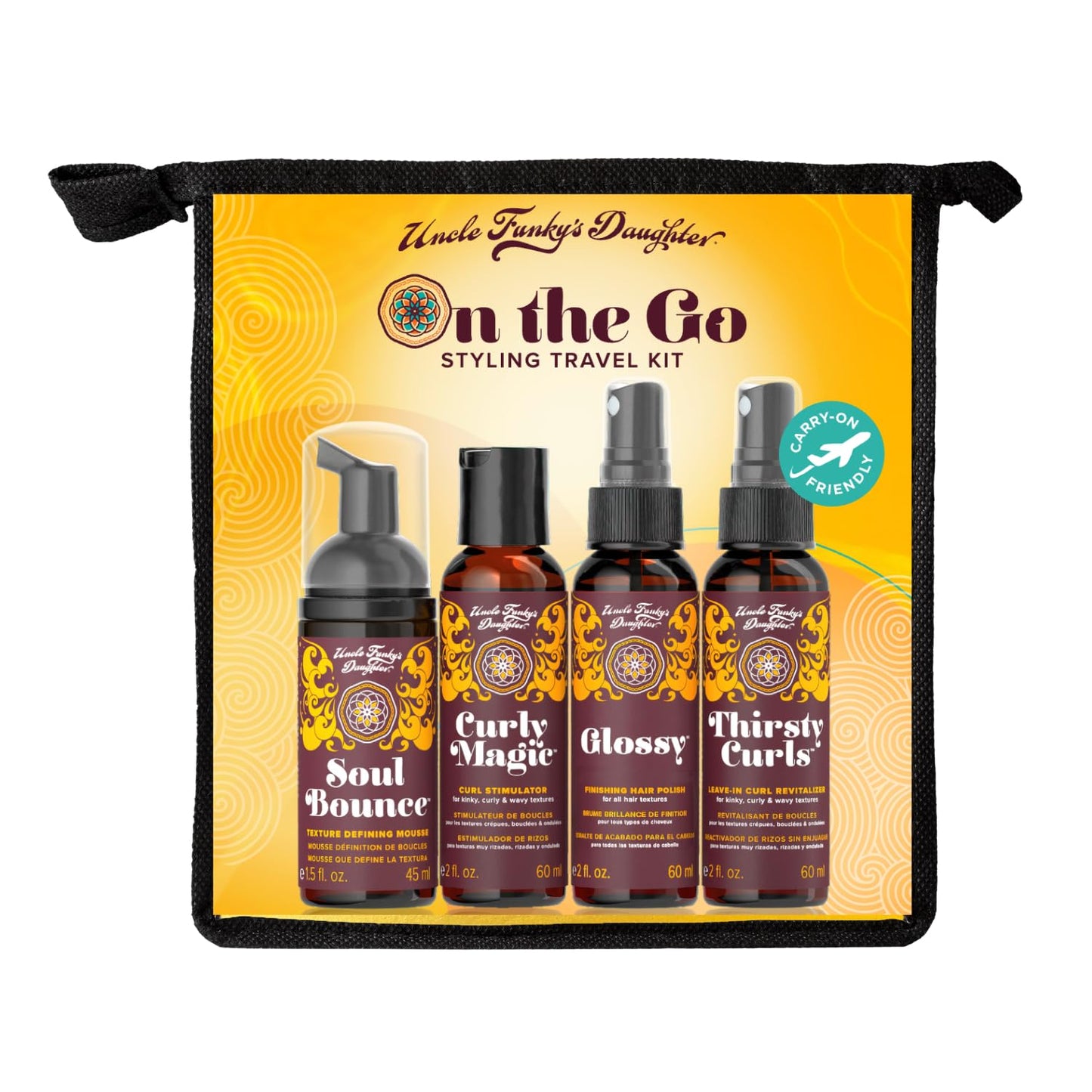 Uncle Funky's Daughter On The Go Styling Travel Kit Beauty & Personal Care Uncle Funky's Daughter