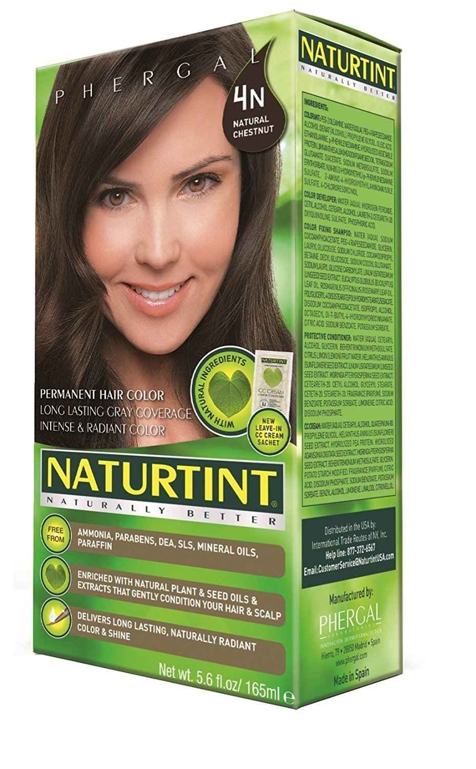 Naturtint Permanent Hair Color Natural Chestnut, 4N (2-Pack) Beauty & Personal Care Naturtint