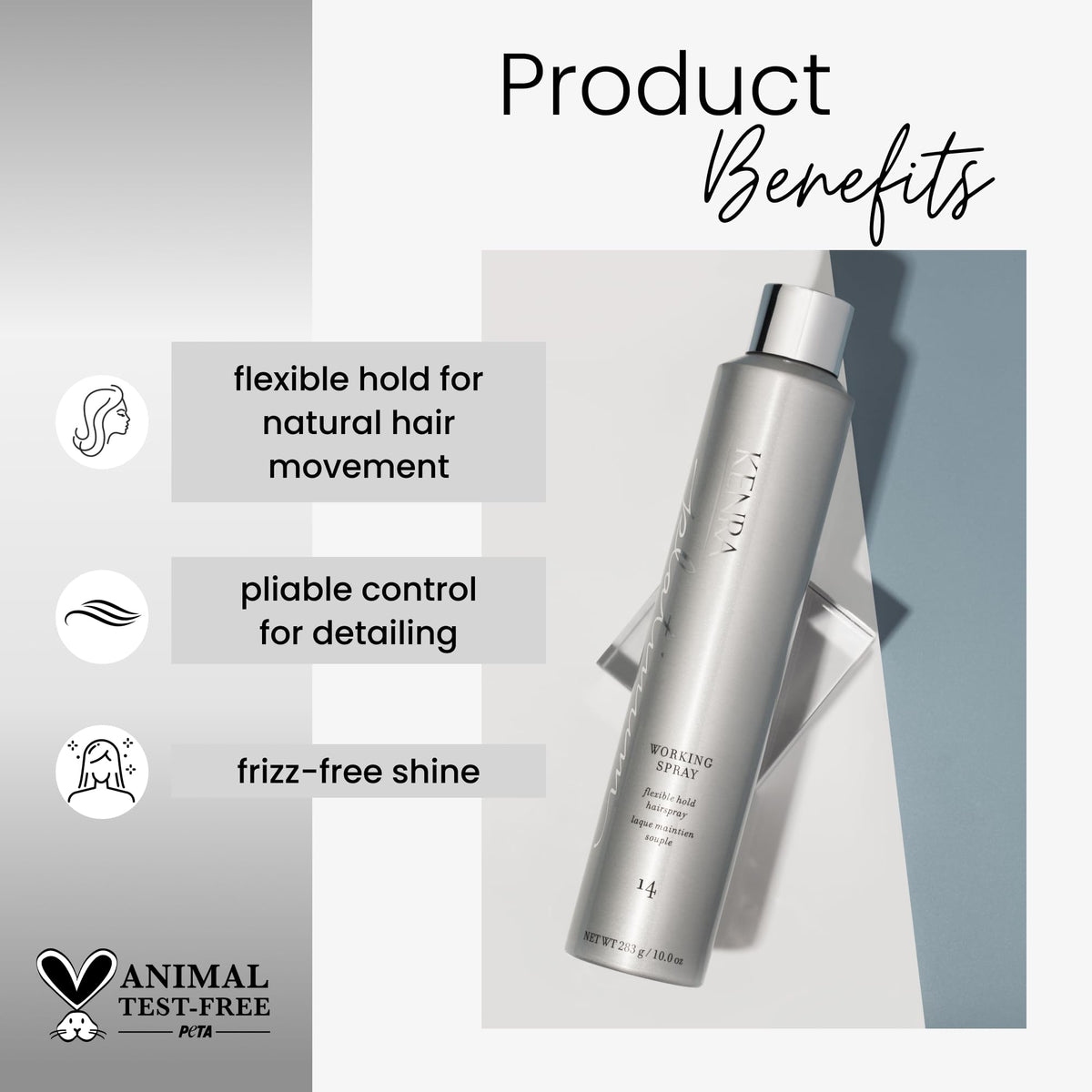Kenra Professional Platinum Working Spray 14 80% | Flexible Hold Hairspray | Fast-Drying, Non-Sticky | Creates Volume & Texture | Leaves Hair Beauty & Personal Care Kenra