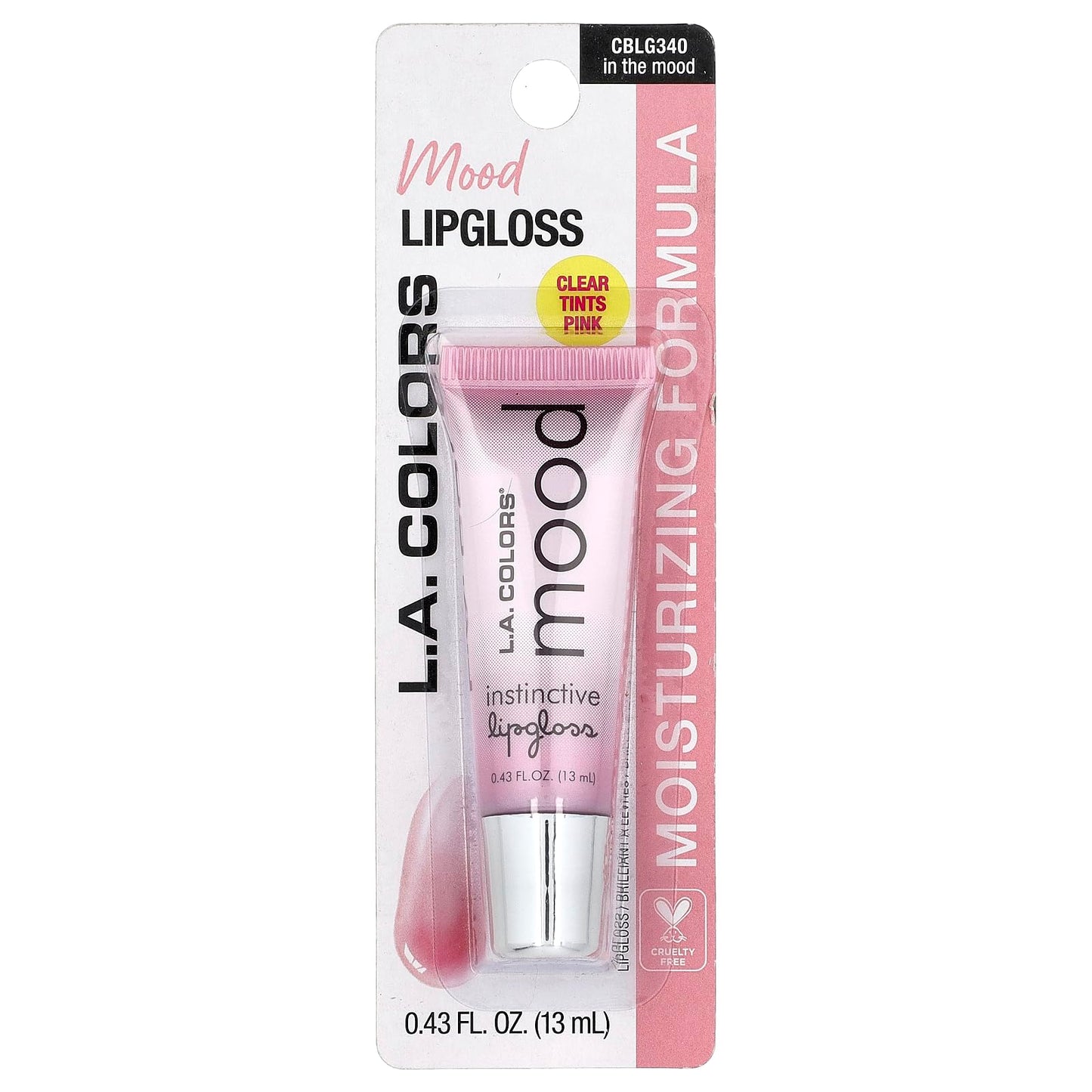 L.A. COLORS Lip-gloss In The Mood, 0.43 Oz (CBLG340) Beauty & Personal Care L.A. COLORS