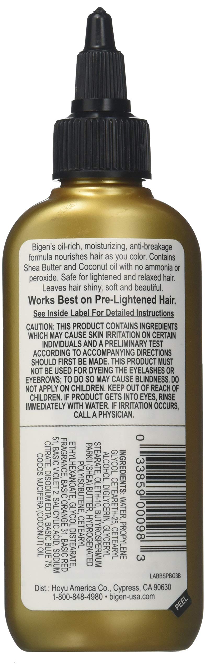 Bigen Semi-Permanent Haircolor, #Bg3 Burgundy, 3 Oz Beauty & Personal Care Bigen