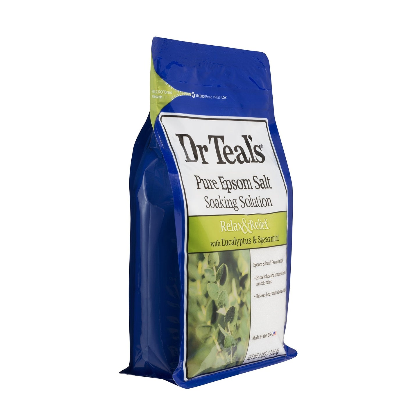 Dr Teal's Epsom Salt Soaking Solution with Eucalyptus Spearmint, 48 Oz Beauty and Personal Care Dr Teal's