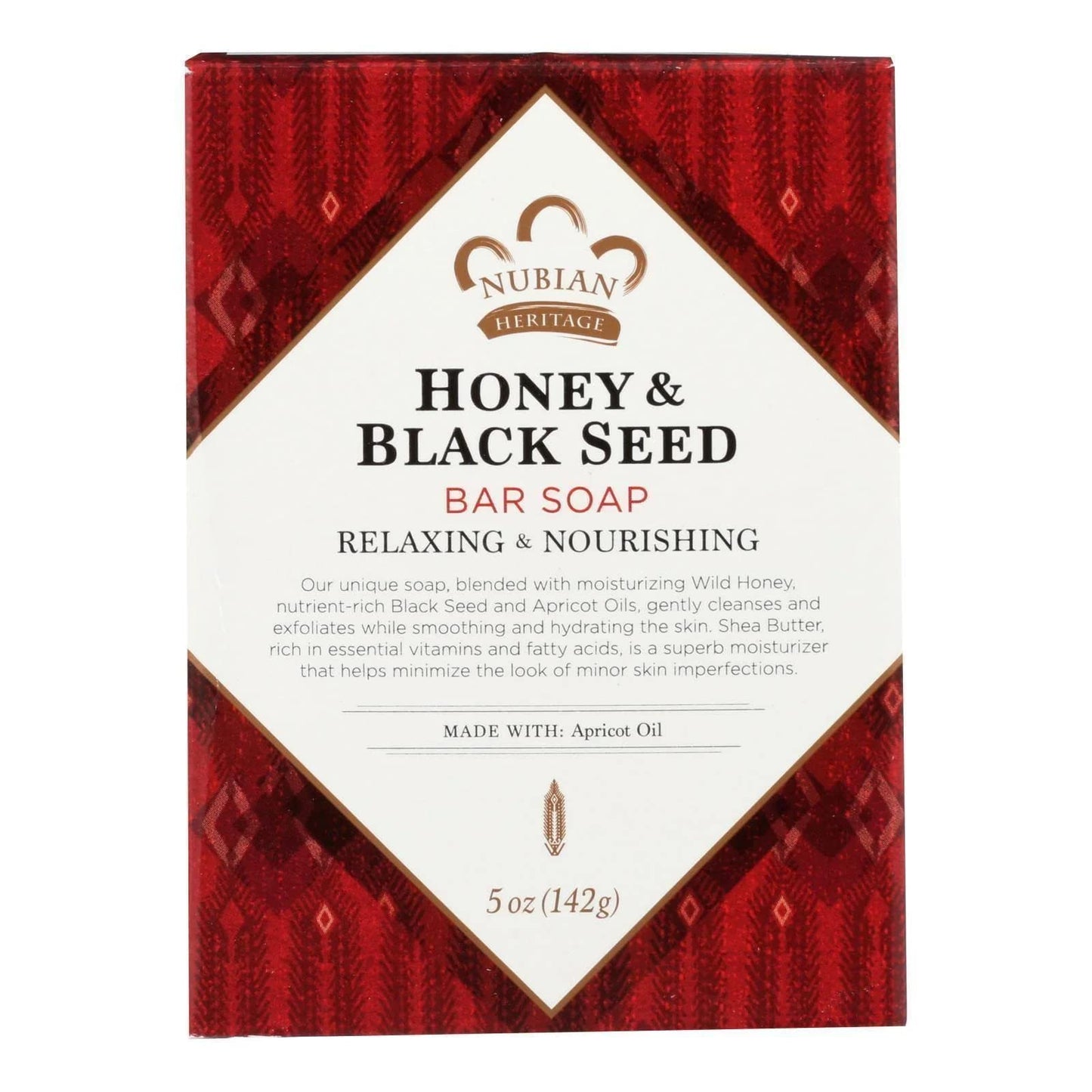 Nubian Heritage Soap Bar, Honey and Black Seed, 5 Ounce Beauty & Personal Care Nubian Heritage