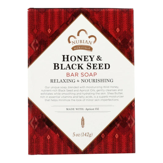 Nubian Heritage Soap Bar, Honey and Black Seed, 5 Ounce Beauty & Personal Care Nubian Heritage