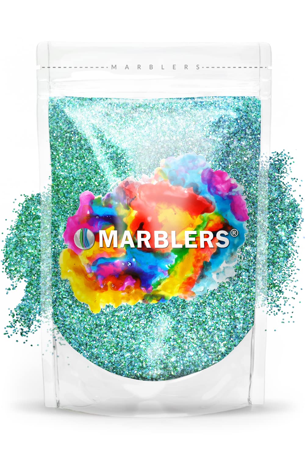 MARBLERS Holographic Glitter [Unicorn Teal] 3oz (85g) | Fine | Non-Toxic, Vegan, Cruelty-Free | Face, Body, Eyeshadow, Hair, Festival, Party Makeup | Beauty & Personal Care MARBLERS